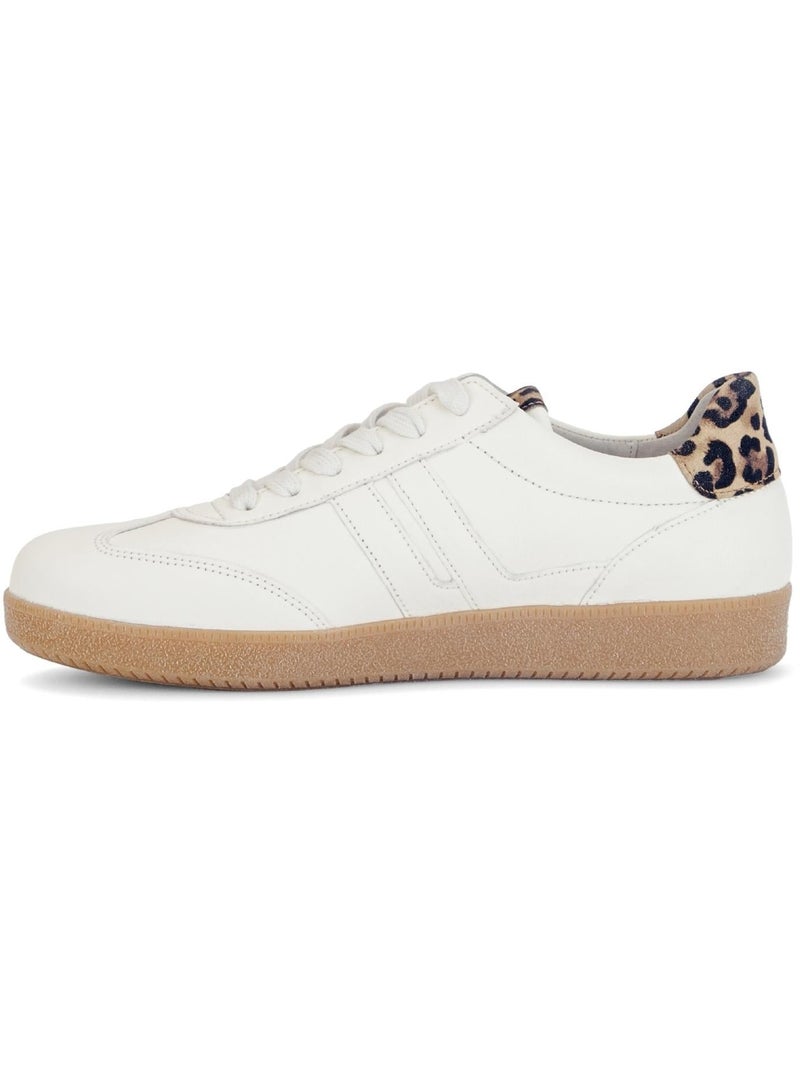 Baskets  en cuir Blanc - Kiabi
