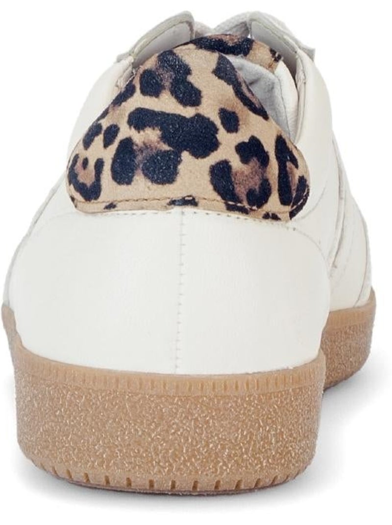 Baskets  en cuir Blanc - Kiabi