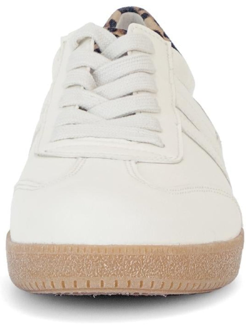 Baskets  en cuir Blanc - Kiabi