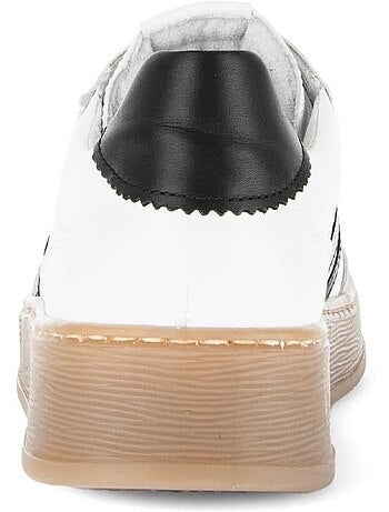 Baskets en cuir