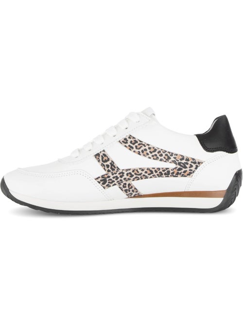 Baskets  en cuir - Kiabi