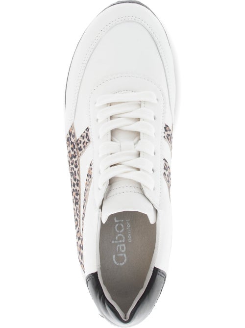 Baskets  en cuir - Kiabi