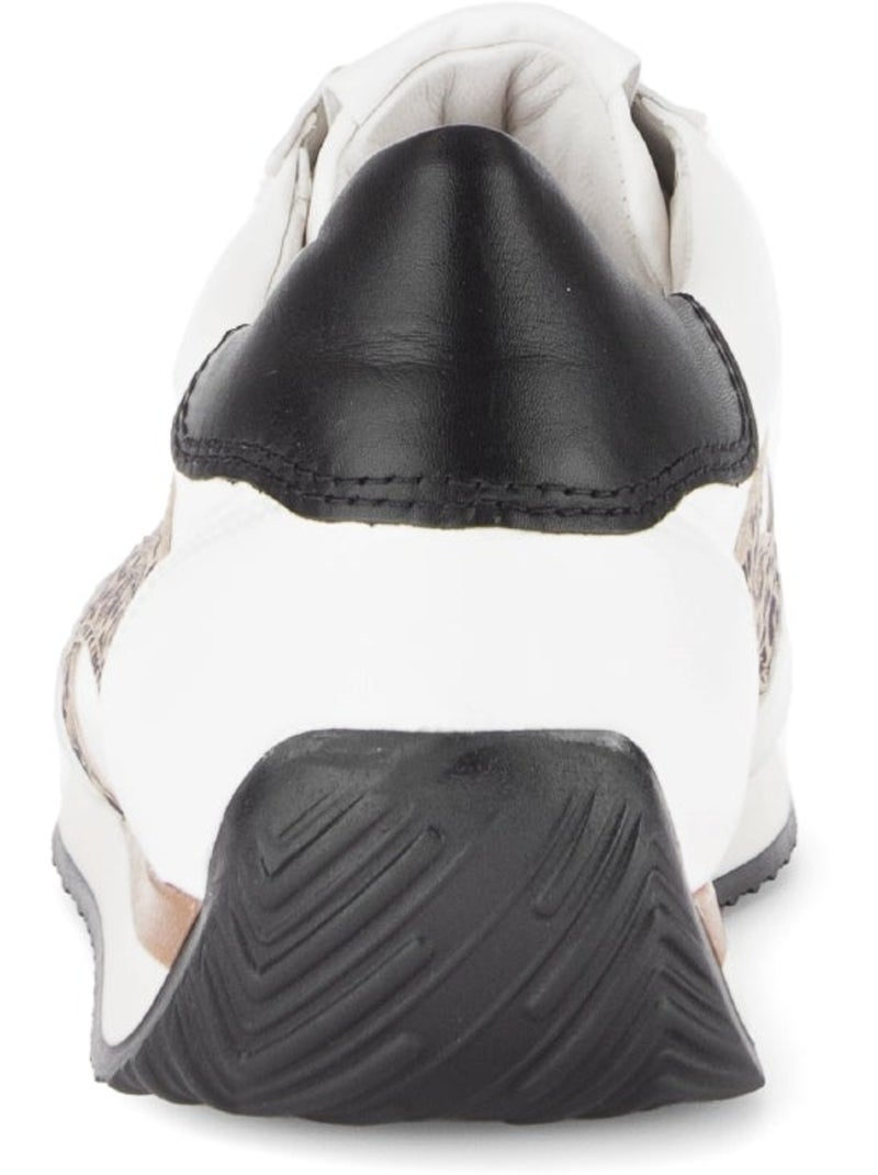 Baskets  en cuir Blanc - Kiabi