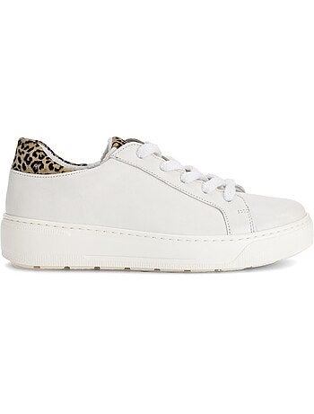 Baskets en cuir