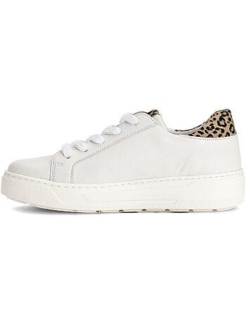 Baskets en cuir