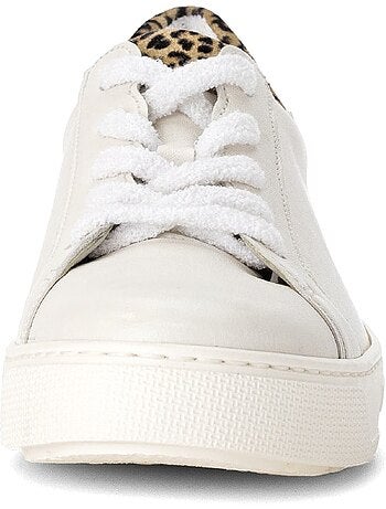Baskets en cuir