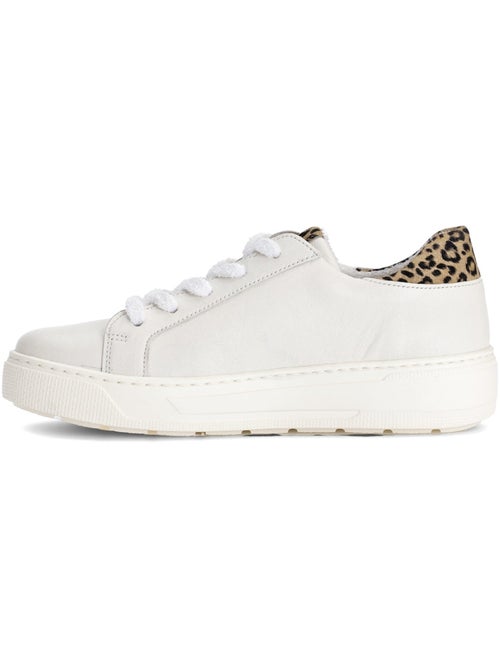 Baskets  en cuir - Kiabi