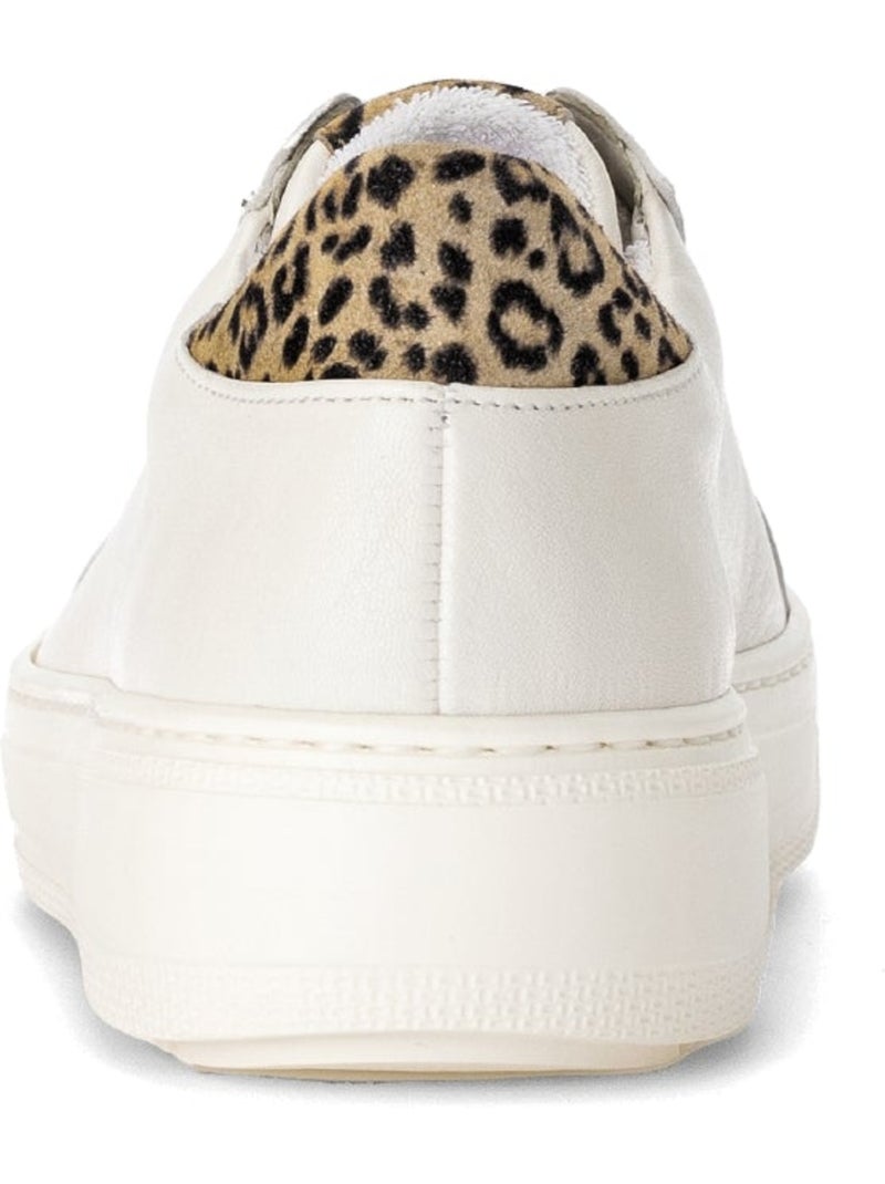 Baskets  en cuir Blanc - Kiabi