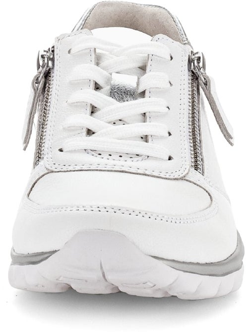 Baskets  en cuir - Kiabi