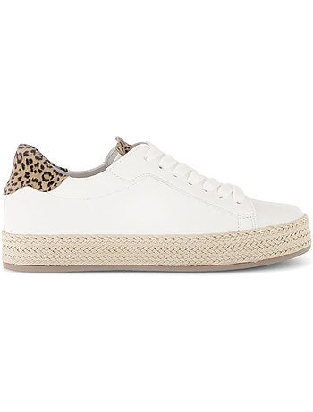 Baskets en cuir