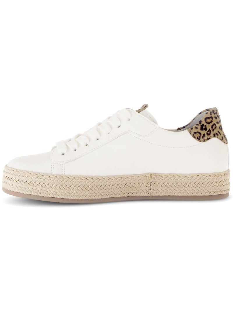 Baskets  en cuir Blanc - Kiabi