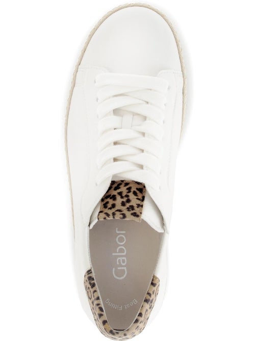 Baskets  en cuir - Kiabi