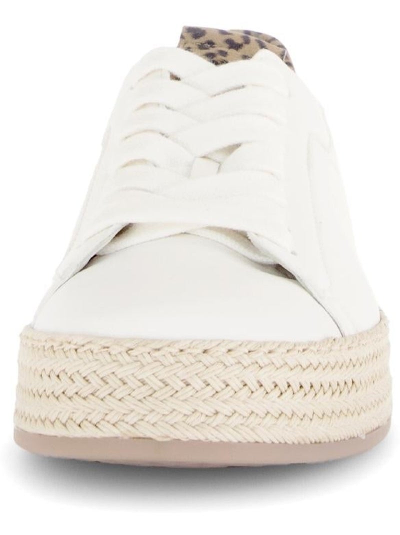 Baskets  en cuir Blanc - Kiabi