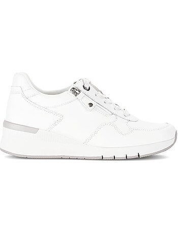 Baskets en cuir