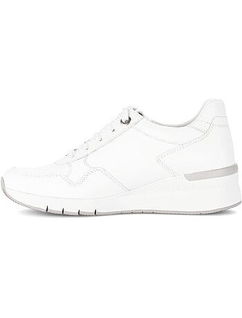 Baskets en cuir