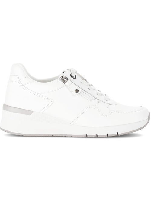 Baskets  en cuir - Kiabi