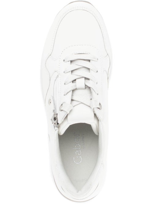 Baskets  en cuir - Kiabi