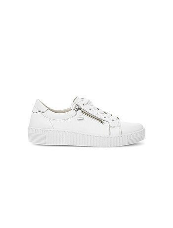 Baskets en cuir