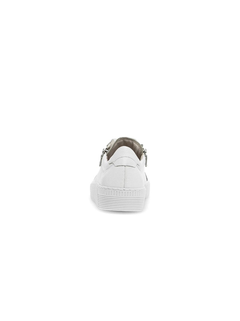 Baskets  en cuir Blanc - Kiabi