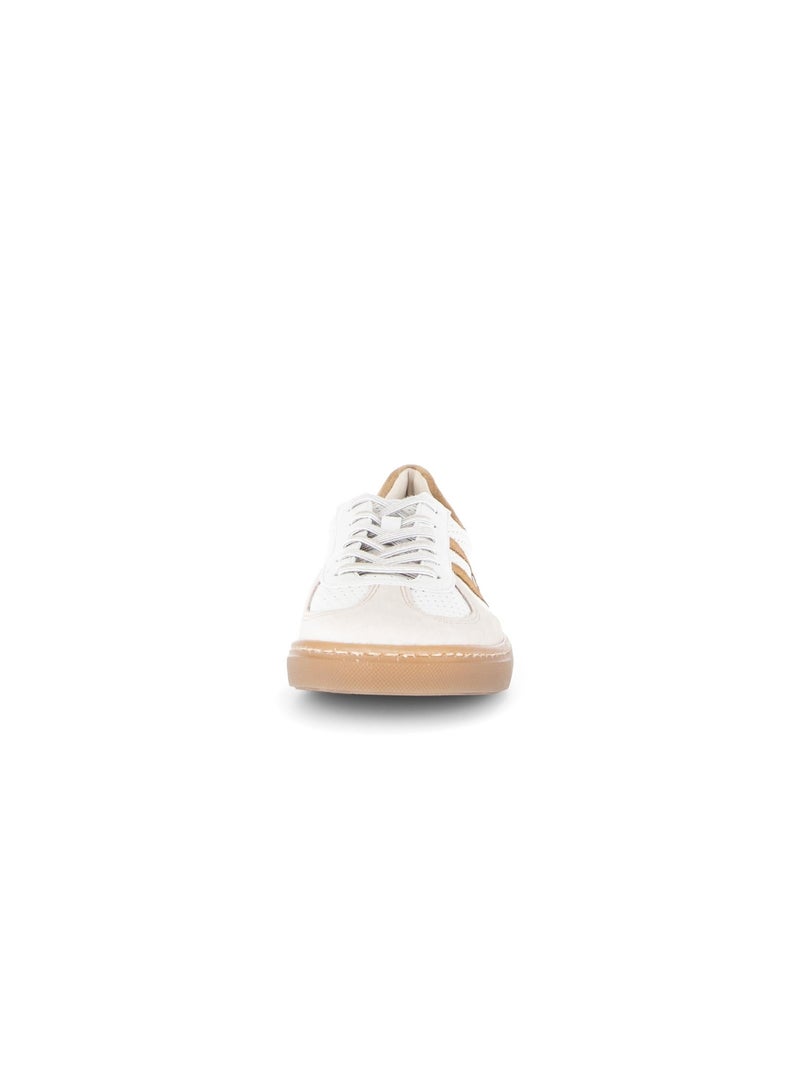 Baskets  en cuir Blanc - Kiabi