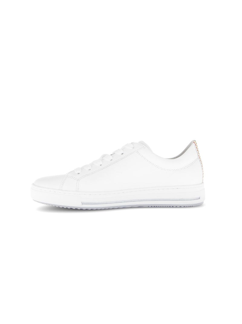 Baskets  en cuir Blanc - Kiabi