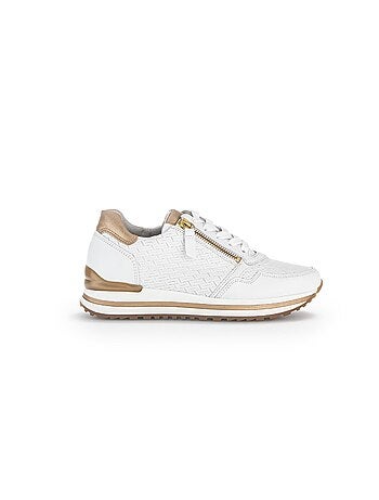 Baskets en cuir