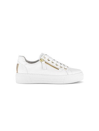 Baskets en cuir