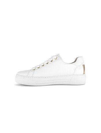 Baskets en cuir