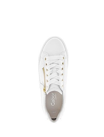Baskets en cuir