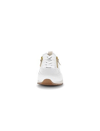 Baskets en cuir