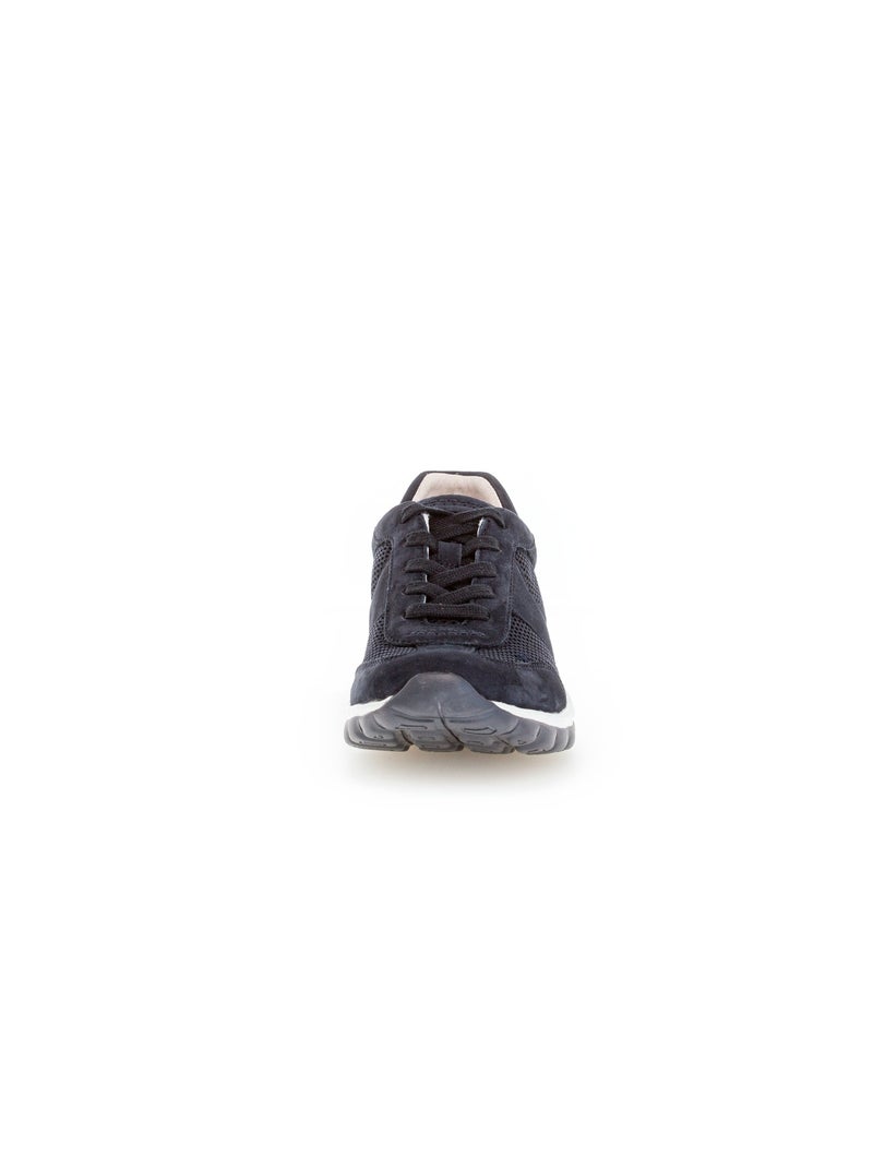 Baskets  en cuir Bleu - Kiabi