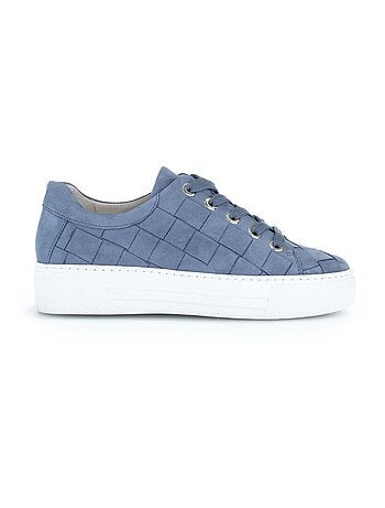 Baskets en cuir