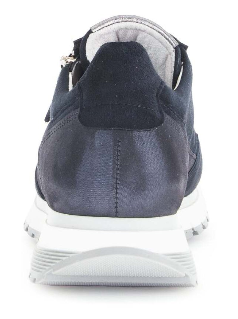 Baskets  en cuir Bleu - Kiabi