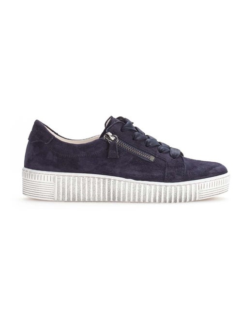 Baskets  en cuir - Kiabi