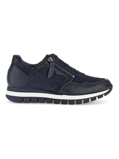Baskets  en cuir - Kiabi