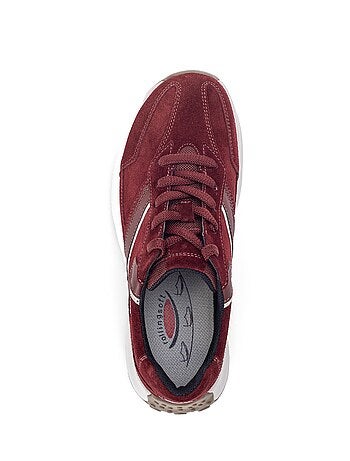 Baskets en cuir
