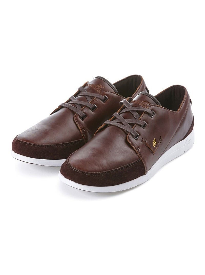 Baskets en cuir Boxfresh Marron - Kiabi
