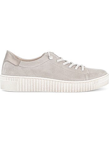 Baskets en cuir