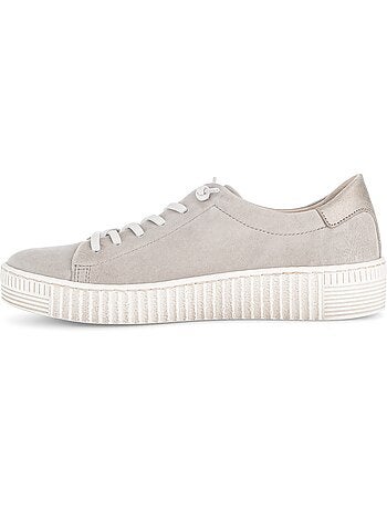Baskets en cuir