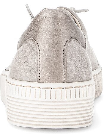 Baskets en cuir