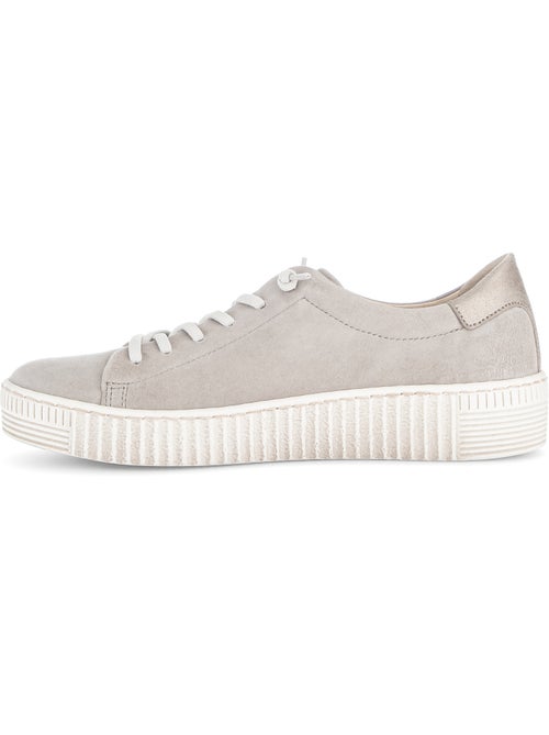 Baskets  en cuir - Kiabi