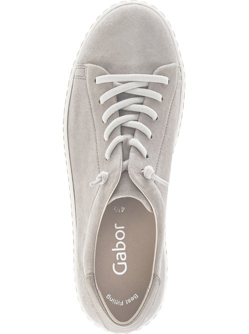 Baskets  en cuir - Kiabi