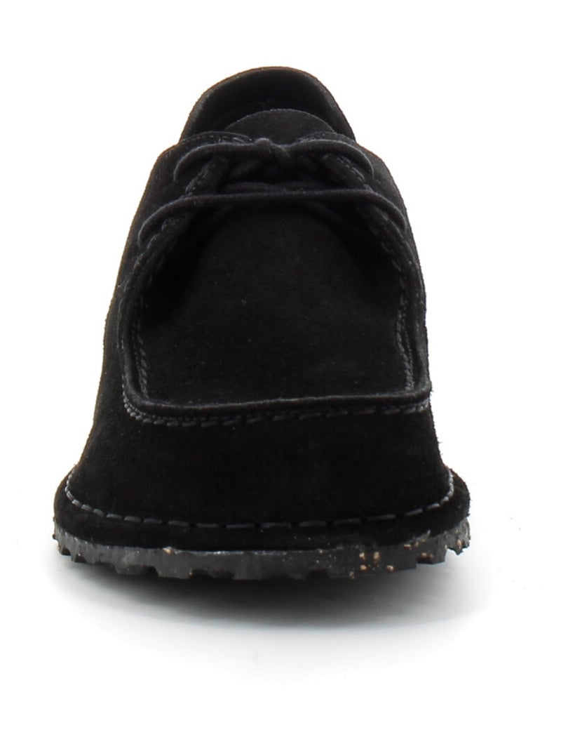 Baskets en Cuir et Suede Birkenstock Noir - Kiabi