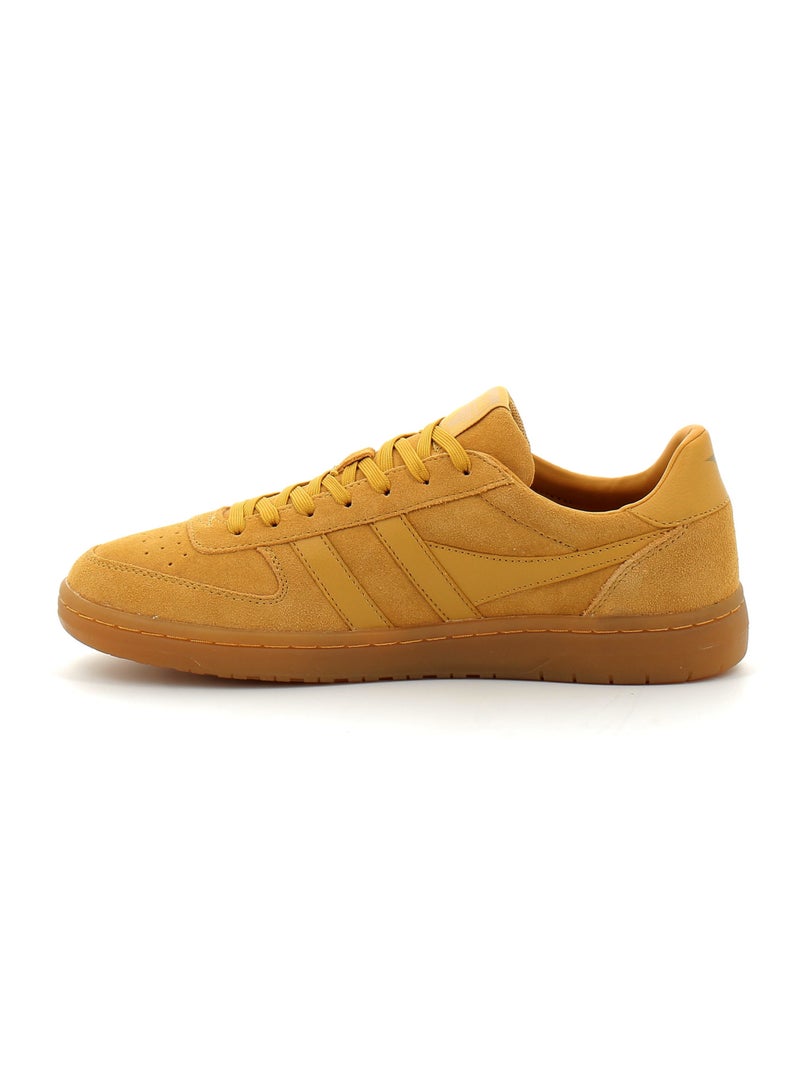 Baskets en Cuir et Suede Gola Beige - Kiabi