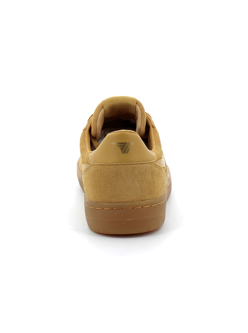 Baskets en Cuir et Suede Gola Beige - Kiabi
