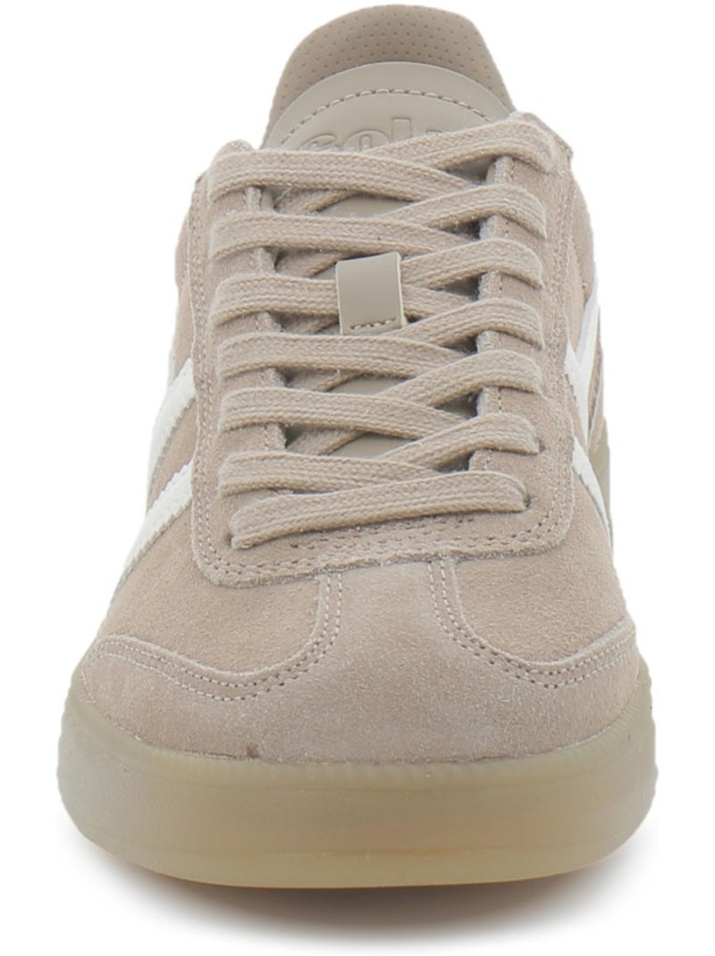 Baskets en cuir et suede gola Beige - Kiabi