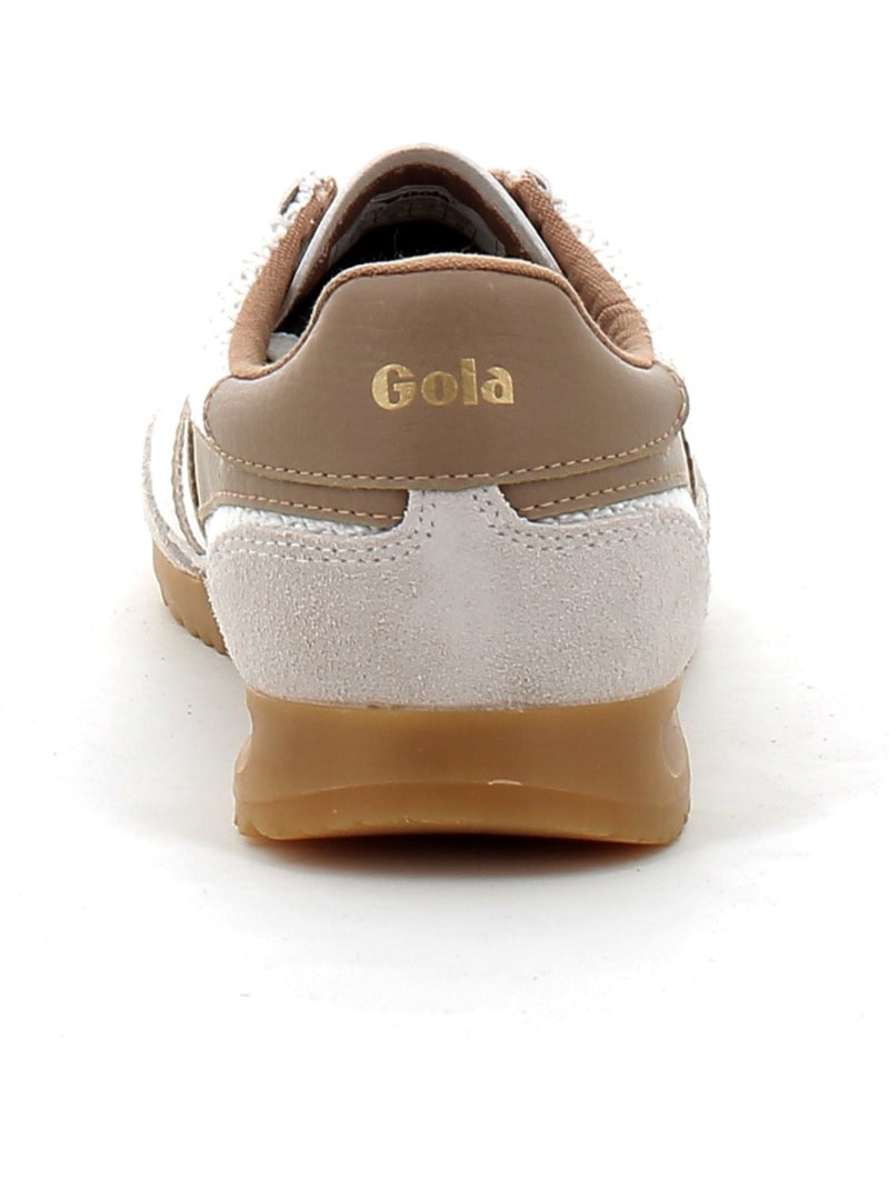 Baskets en Cuir et Suede Gola Blanc - Kiabi