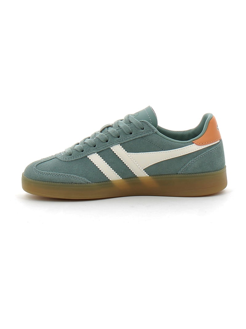 Baskets en Cuir et Suede Gola Blanc - Kiabi