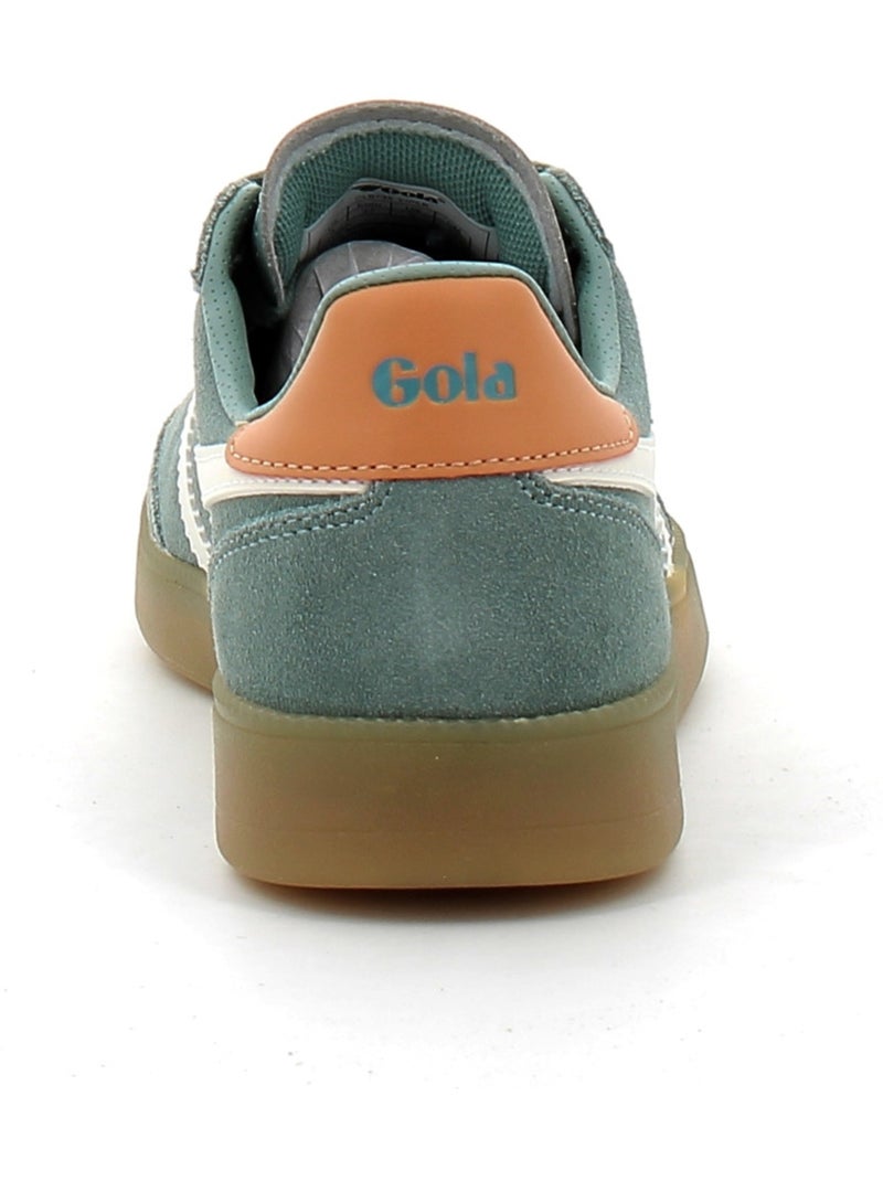 Baskets en Cuir et Suede Gola Blanc - Kiabi