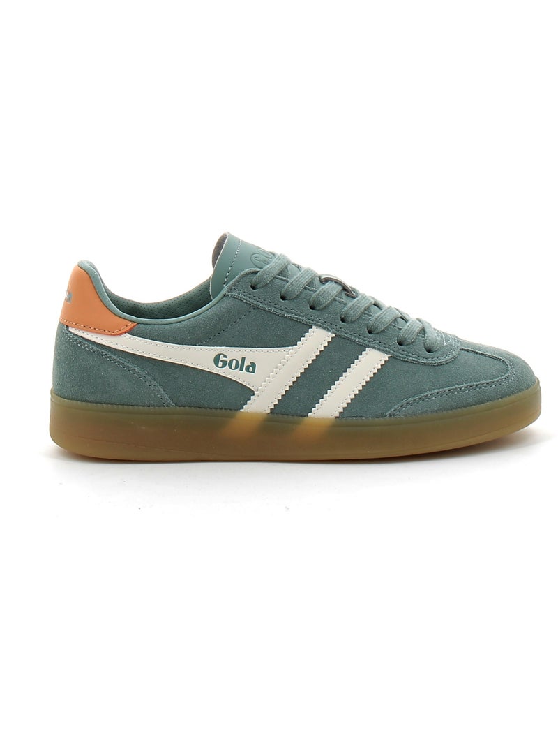 Baskets en Cuir et Suede Gola Blanc - Kiabi